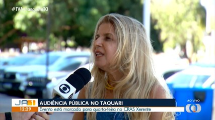 Audiência pública vai ouvir necessidades dos moradores da região sul de Palmas