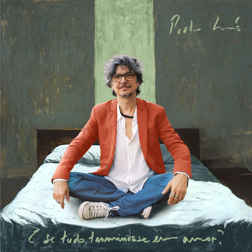 Capa do álbum ‘E se tudo terminasse em amor?’, de Pedro Luís — Foto: Lucas Lima com arte de Carlos Alberto Rocha