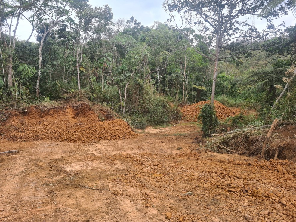 Garimpo ilegal causou danos ambientais e financeiros. — Foto: Divulgação/PMMAmb