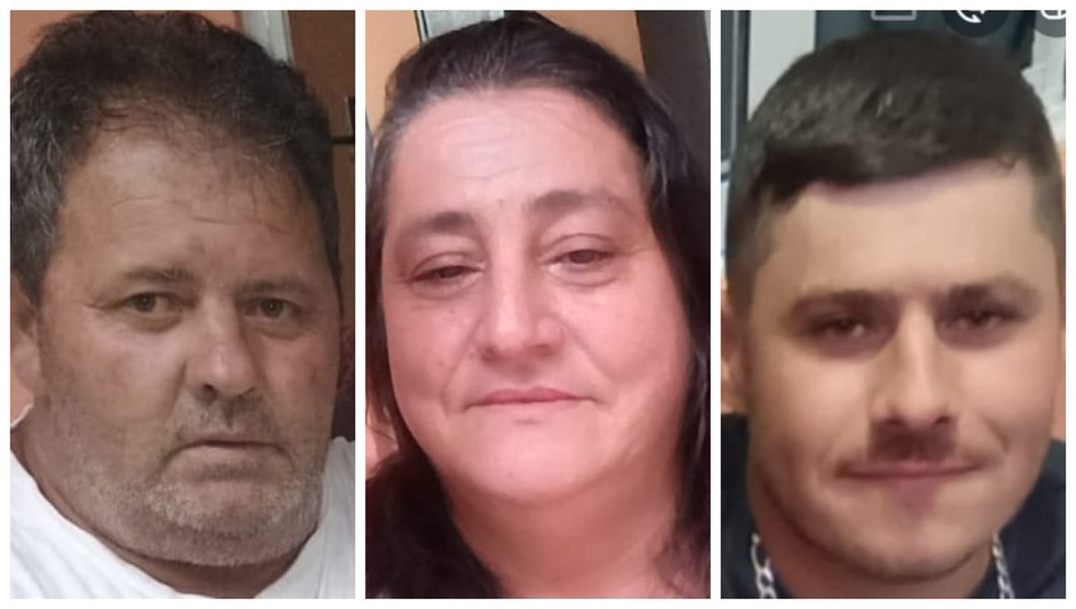 Pai, mãe e filho estão entre vítimas de acidente em Anitápolis (SC) — Foto: Reprodução