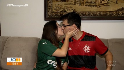 Torcedores do Palmeiras e do Flamengo se preparam para confronto da Libertadores