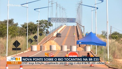 DNIT abre licitação para construção de nova ponte sobre o Rio Tocantins na BR-235