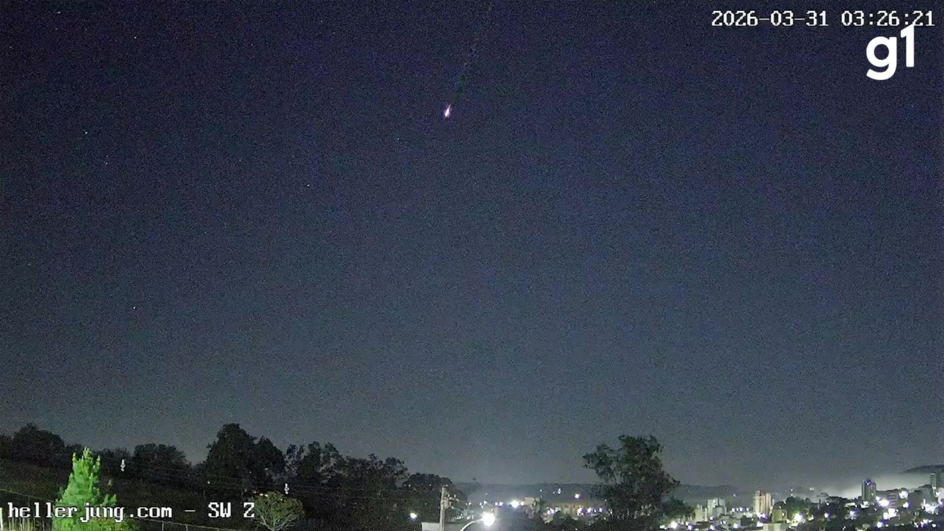 VÍDEO: Chuva de meteoros cruza o céu do RS; veja registro