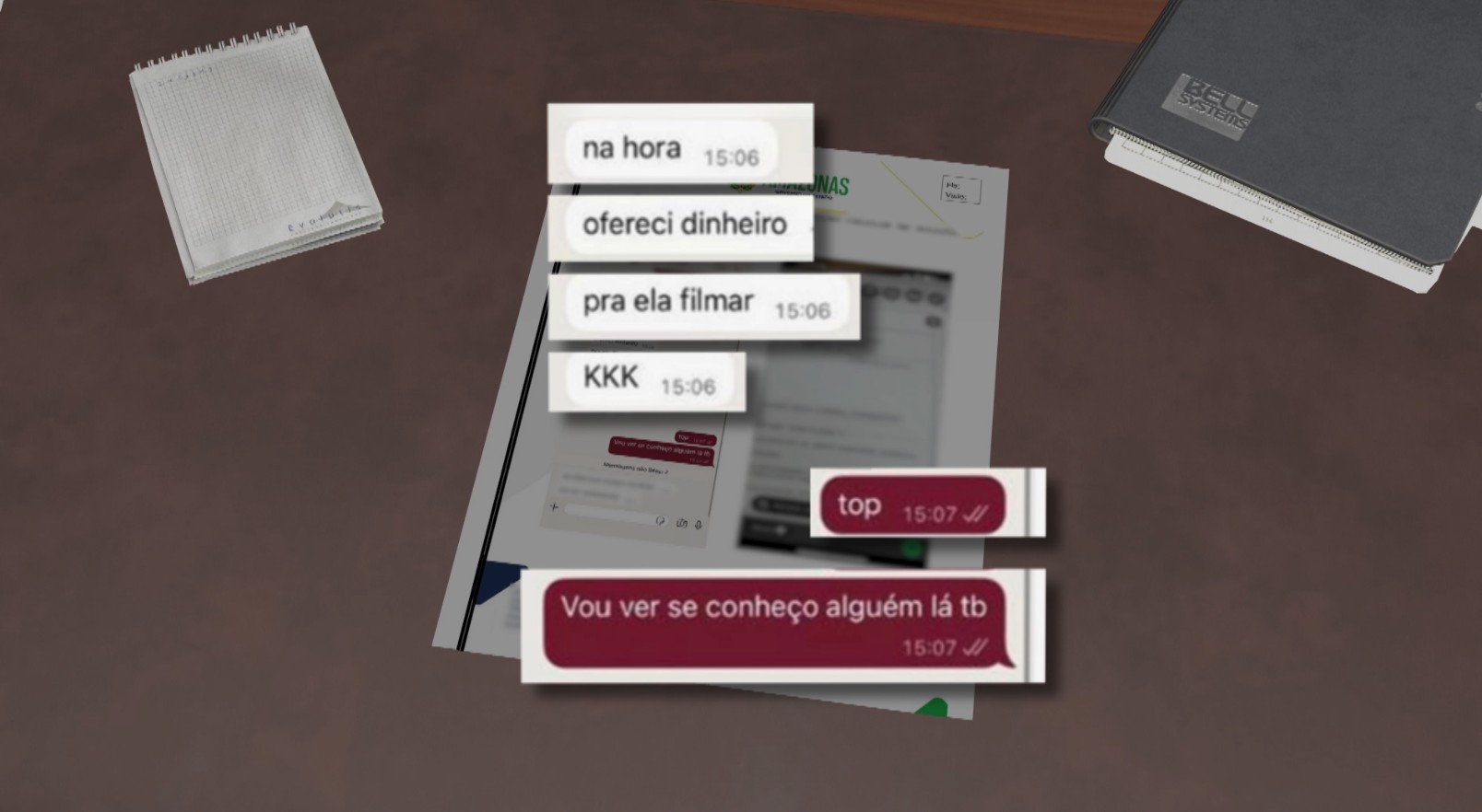 Conversa de médica com Juliana Brasil sobre manipulação em vídeo. — Foto: Rede Amazônica