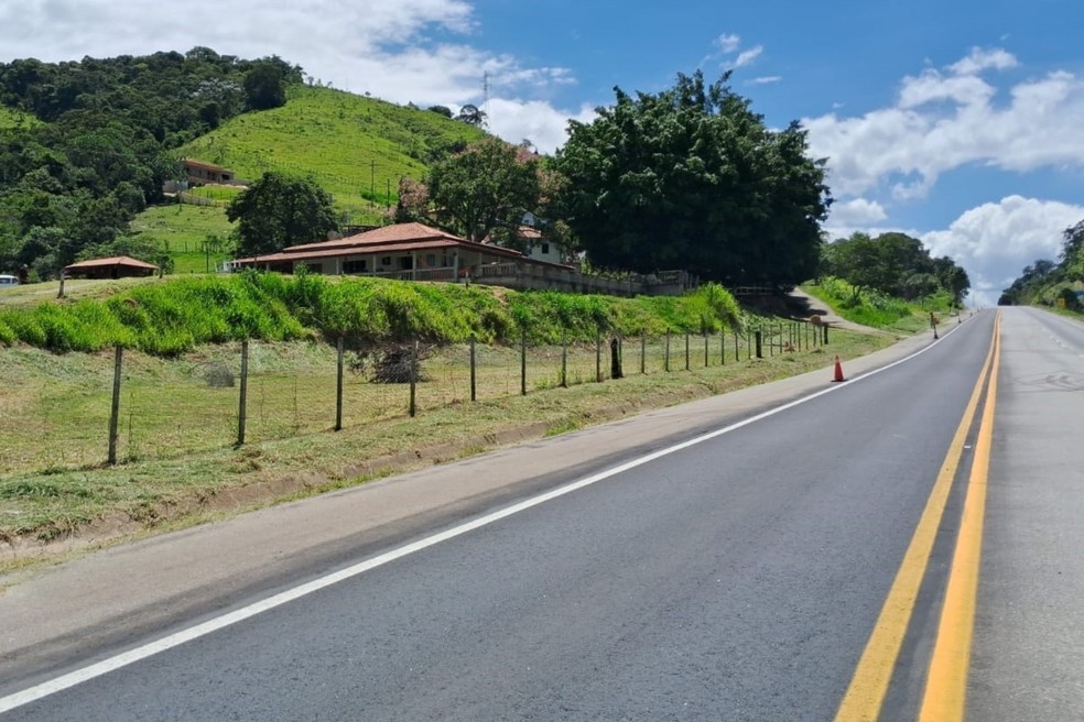 Rodovias passam por obras de manutenção no Sul de Minas — Foto: EPR Sul de Minas