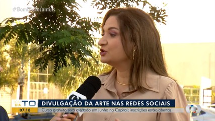 Curso de divulgação de artes nas redes sociais será ofertado em Palmas