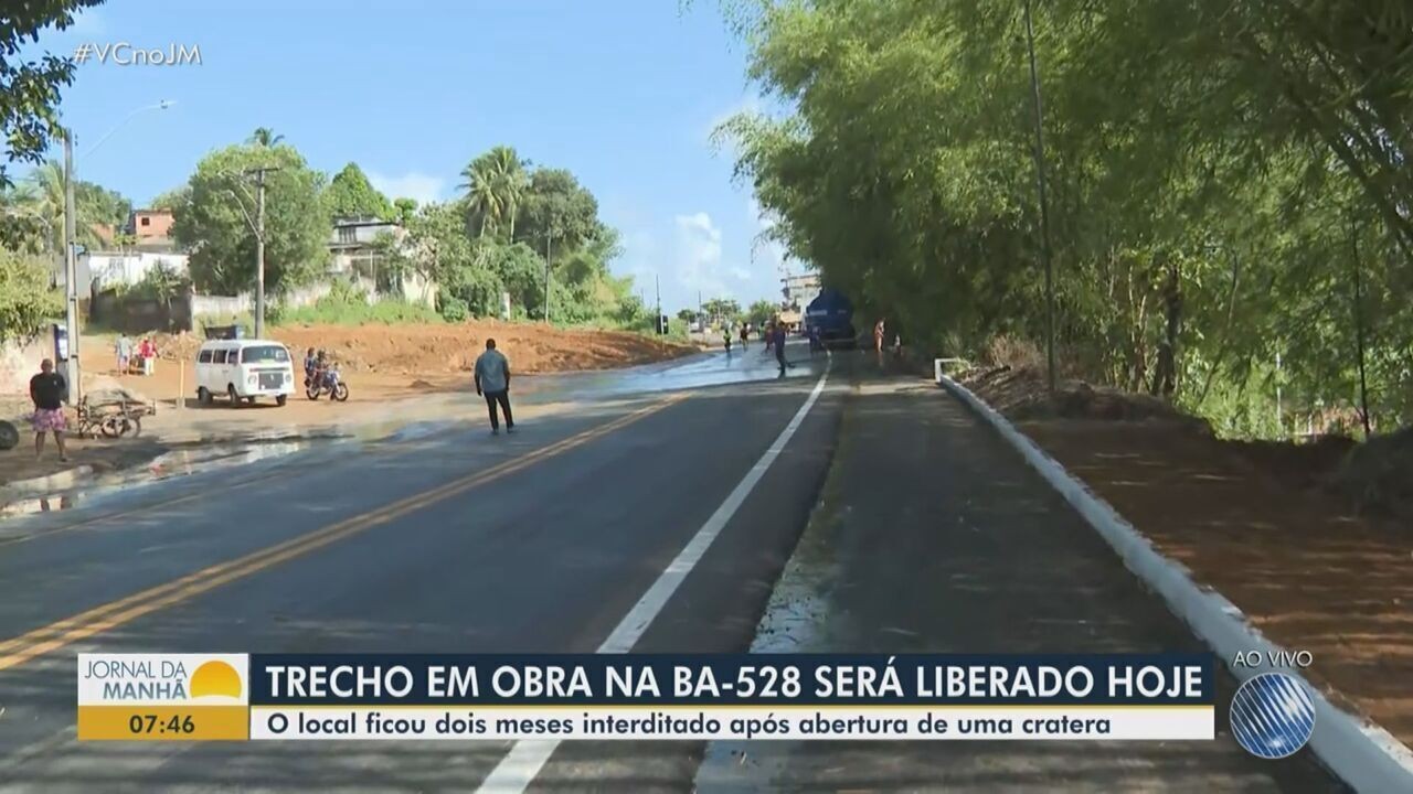 Após conclusão de obras, Estrada do Derba é liberada em Salvador | G1