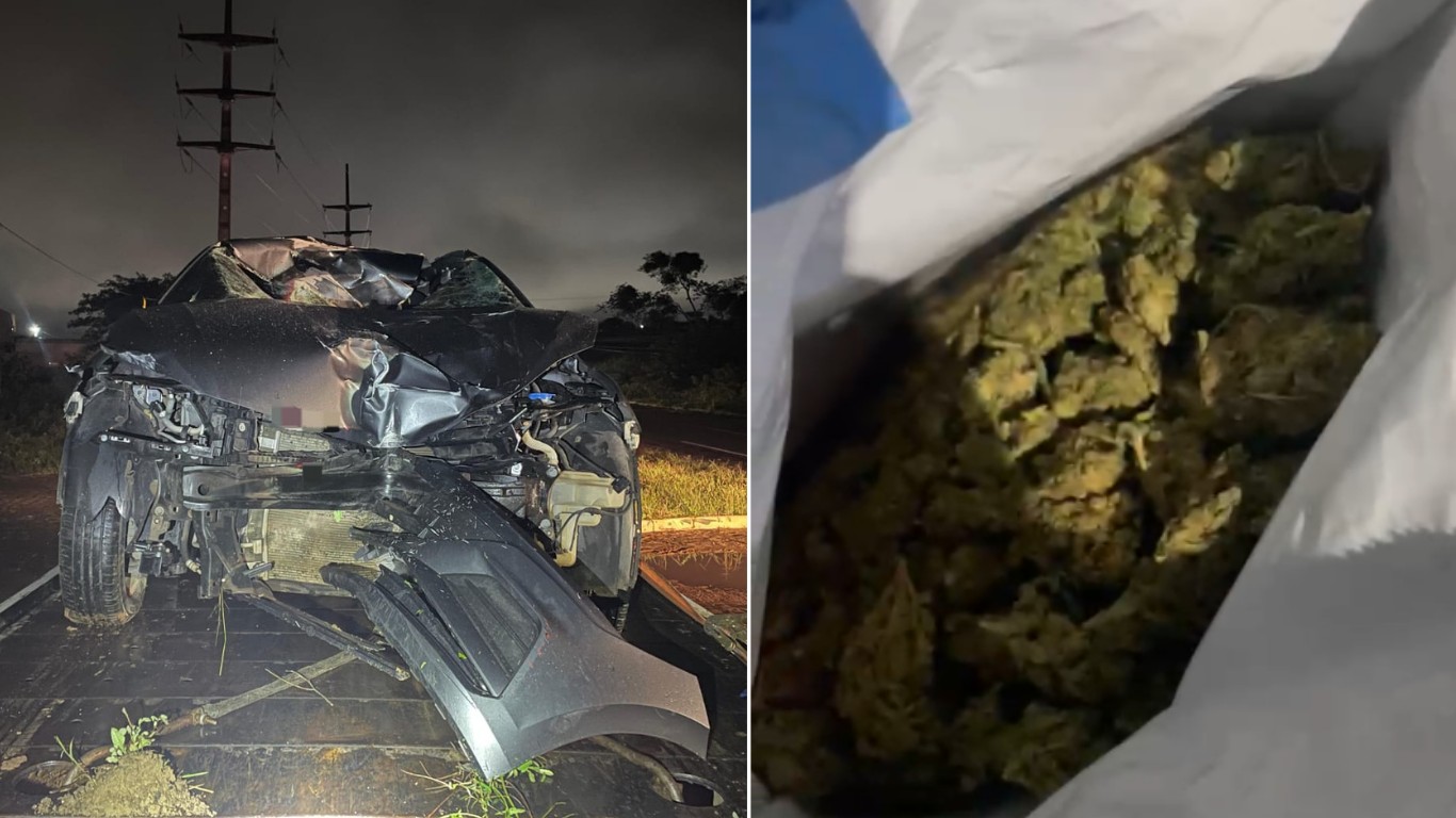 'Super maconha': PRF apreende 4 quilos de skunk ap