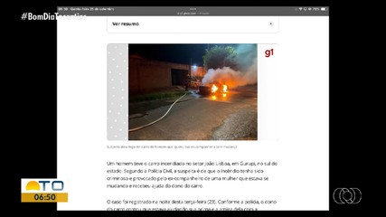 Saiba o que notícia no portal g1 Tocantins