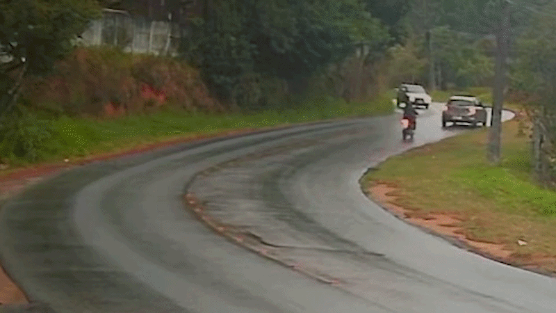 Curva da Estrada Bezerra de Menezes preocupa motoristas após sequência de acidentes em São José; VÍDEO