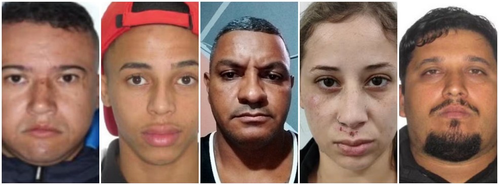Suspeitos de participação da morte do ex-delegado-geral de SP — Imagem: Divulgação / Polícia Civil