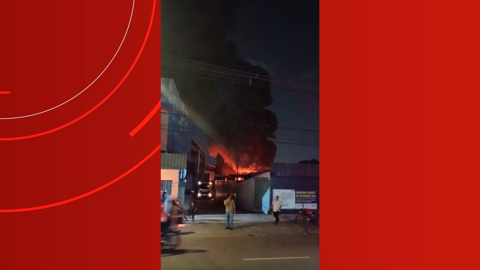 Incêndio atinge fábrica na Zona Leste de Manaus