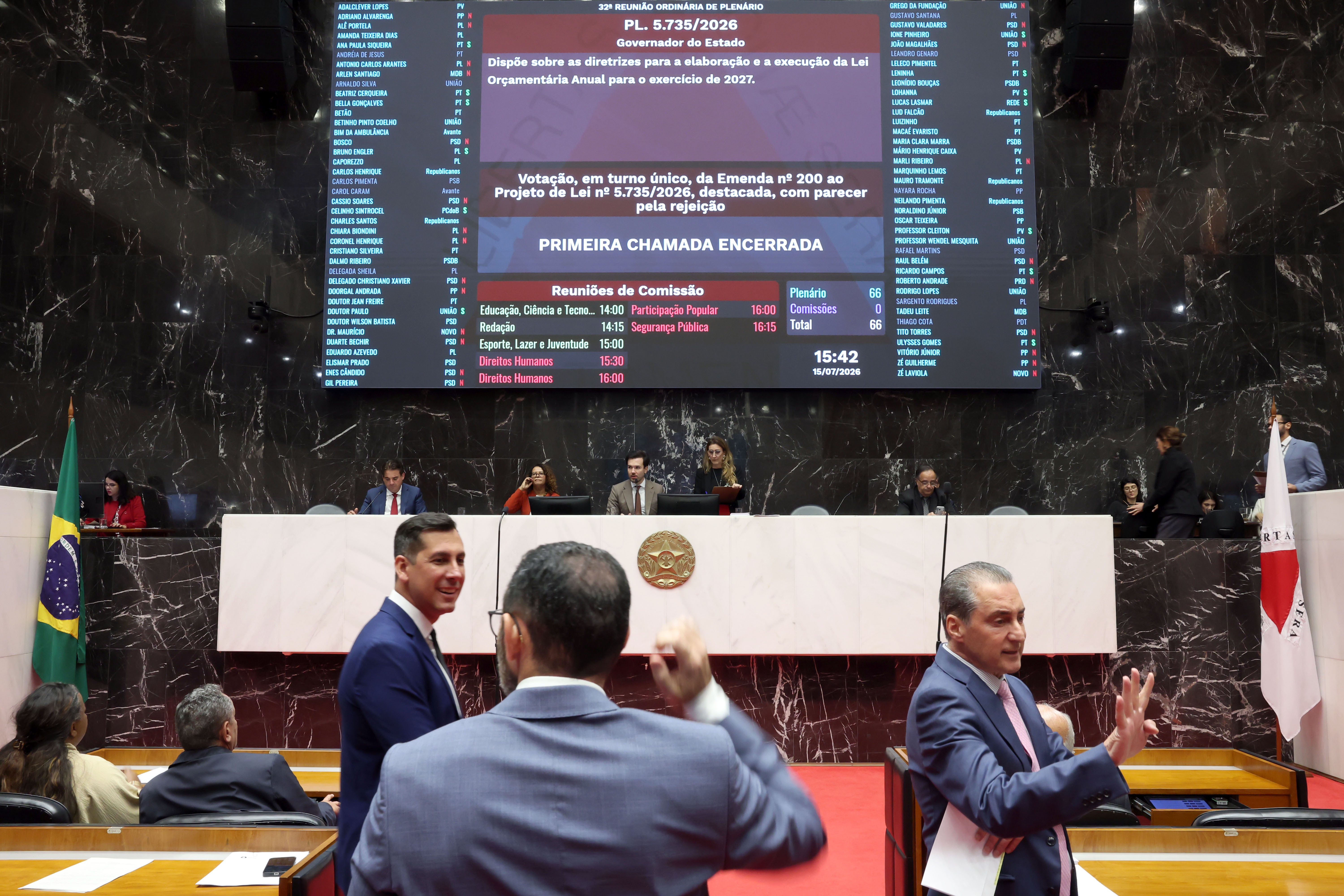 ALMG aprova Lei de Diretrizes Orçamentárias de 2027 com déficit previsto de R$ 7,67 bilhões