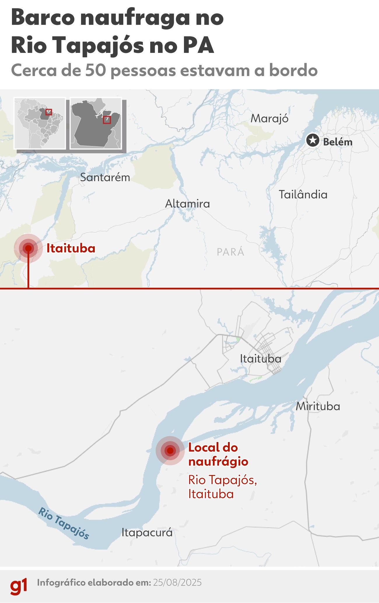 Naufrágio no Tapajós: sobrevivente relata momentos de desespero durante resgate de crianças e idosos