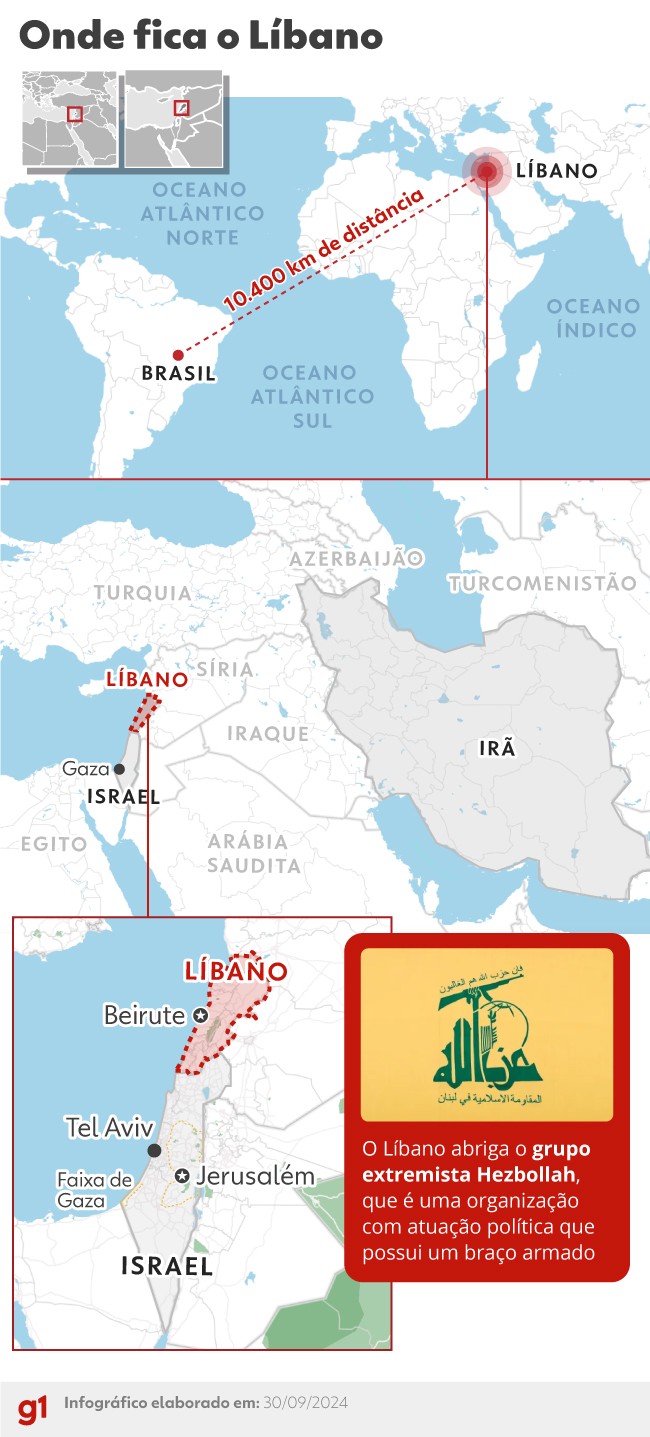 Netanyahu diz que Hezbollah precisa ser empurrado para além de linha estabelecida em resolução da ONU no Líbano