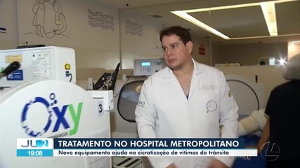 Novo equipamento ajuda na cicatrização de vítimas do trânsito no Hospital Metropolitano