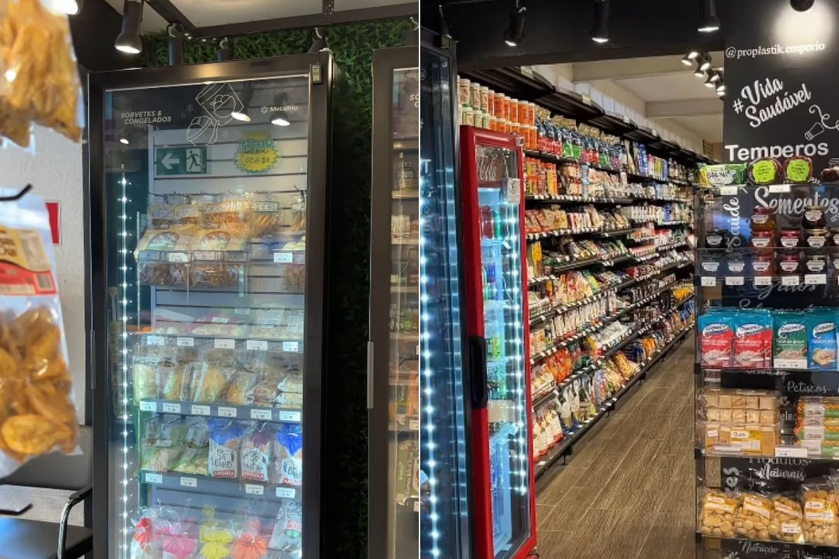 Fogo em empório de produtos naturais mobiliza bombeiros em Santos