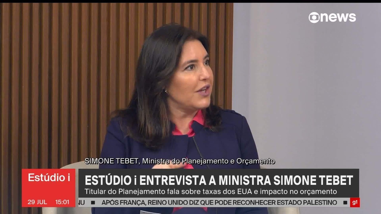 Governo não conseguiu sequer sentar à mesa com os EUA, diz Tebet sobre tarifaço