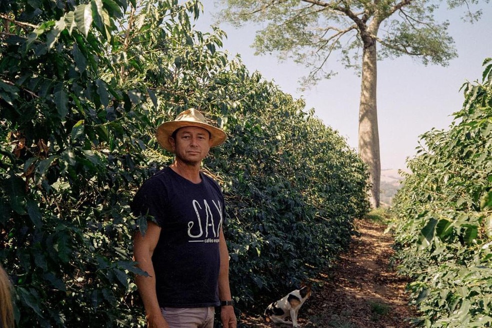 Manassés Sampaio Dias, cafeicultor — Foto: Arquivo pessoal