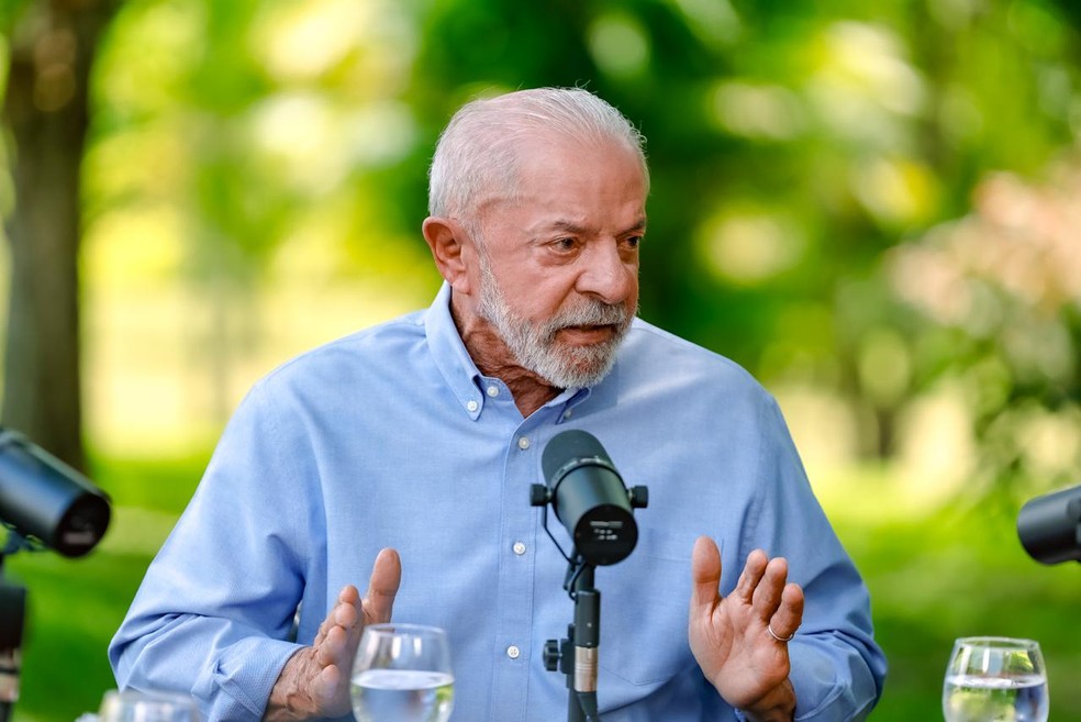 Lula durante entrevista � Foto: Foto: Ricardo Stuckert.