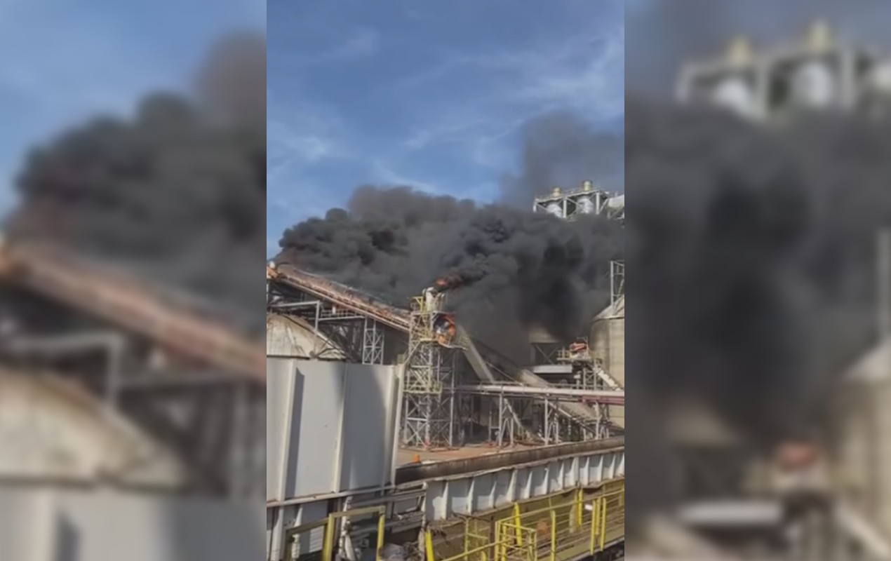 Incêndio atinge fábrica de painéis de madeira às margens da Rodovia Marechal Rondon em Agudos