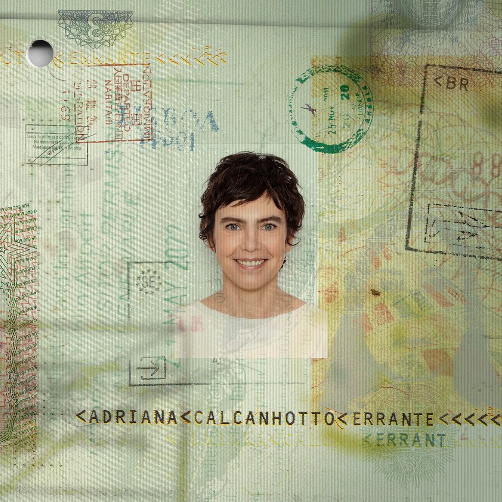 Adriana Calcanhotto em seu 13º álbum, "Errante". — Foto: Divulgação