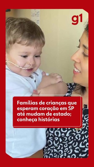 Famílias de crianças que esperam coração em SP...