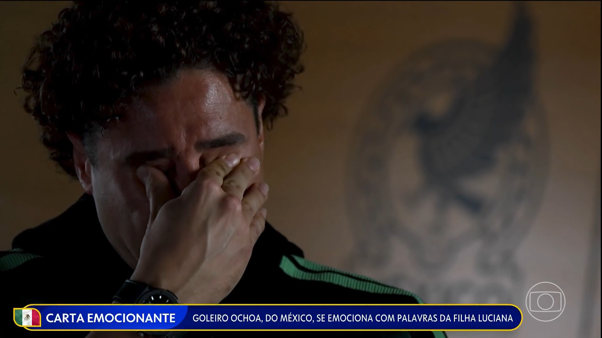 Goleiro mexicano se emociona com homenagem e carta de filha em sua sexta Copa do Mundo 
