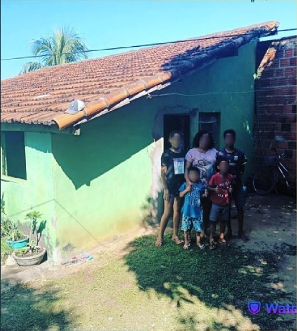 Crianças agora estão sob a responsabilidade da tia, irmã da vítima — Foto: Polícia Militar/divulgação