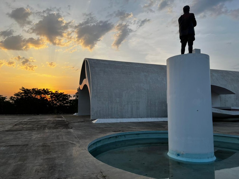 Memorial é obra do arquiteto Oscar Niemeyer — Foto: Divulgação;Vilma Nascimento