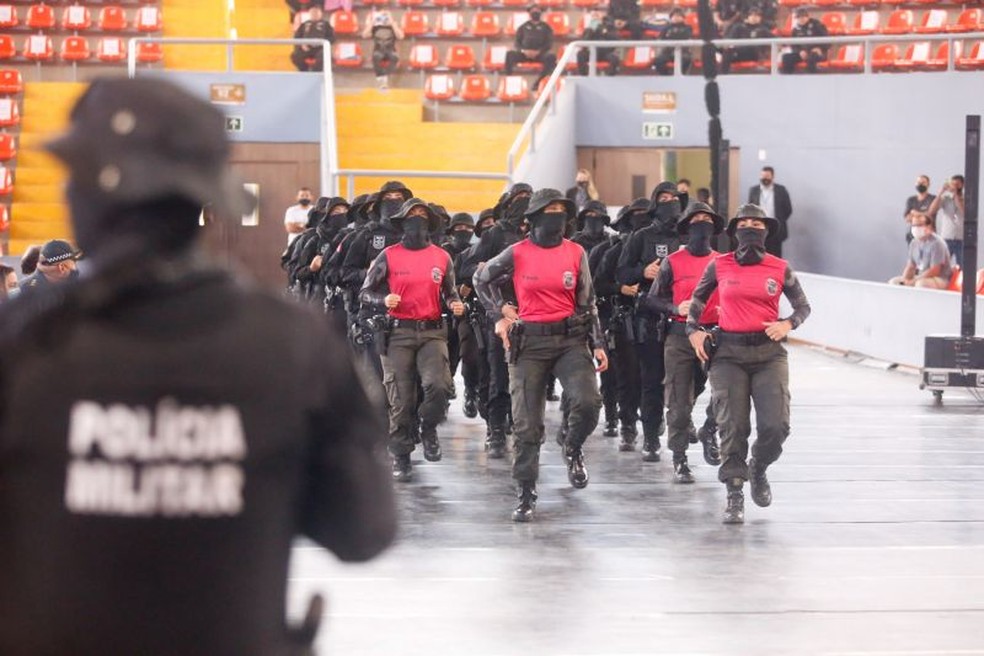 Policiais penais em treinamento no Pará. — Foto: Reprodução / Agência Pará