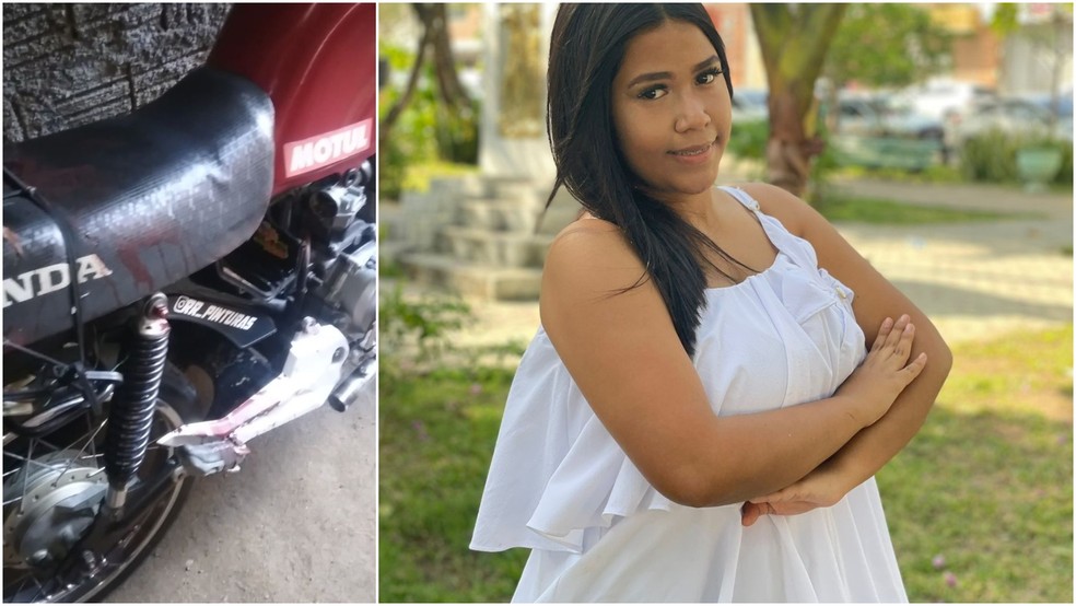 Ana Beatriz dos Santos Nascimento, de 15 anos, foi baleada na cabeça em Maranguape. Família da vítima acredita que o tiro partiu de um policial militar. — Foto: Arquivo pessoal