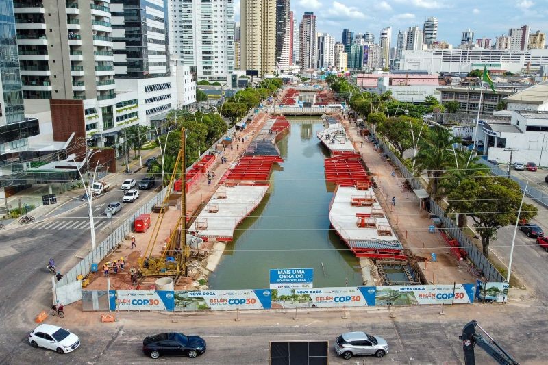 Obra da Doca provoca mudanças no trânsito a partir de segunda-feira, 27, em Belém