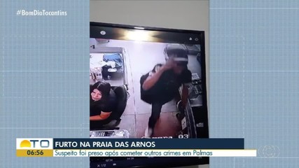 Homem é preso suspeito de realizar vários furtos em Palmas