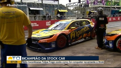 Piloto Felipe Fraga fala sobre bicampeonato da Stock Car