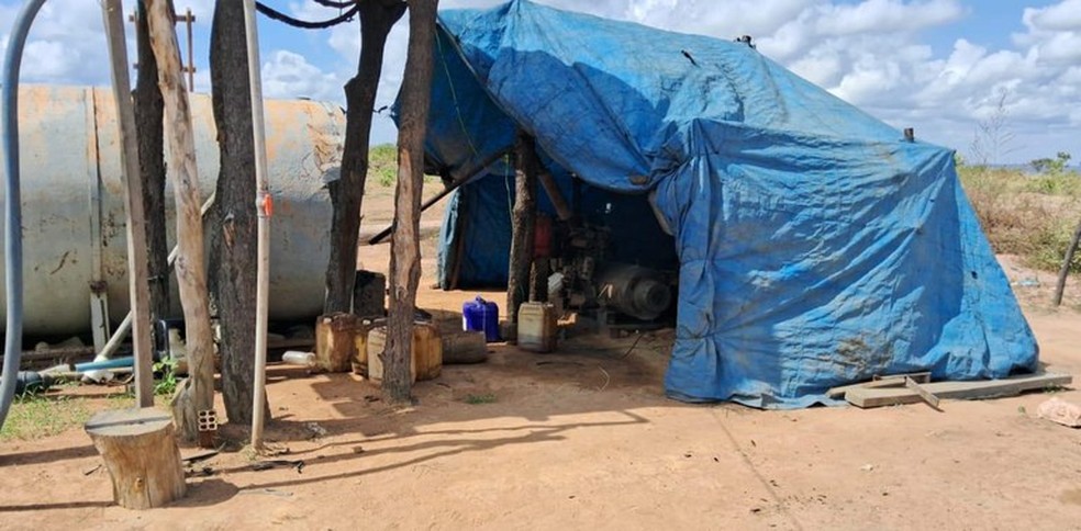 Operação resgata 49 trabalhadores a condições análogas à escravidão no Maranhão — Foto: Divulgação/Polícia Federal