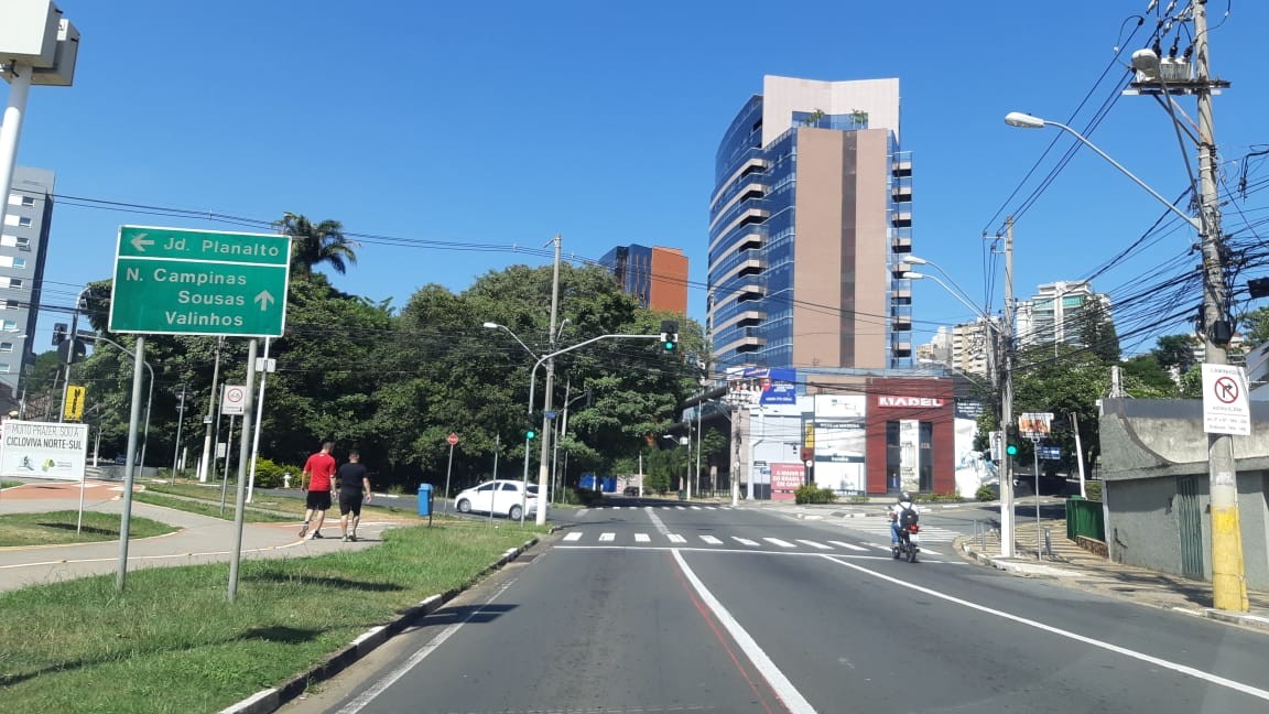 Suspensão de 'faixa azul' paralisa projeto-piloto na Avenida Norte-Sul, Campinas; entenda