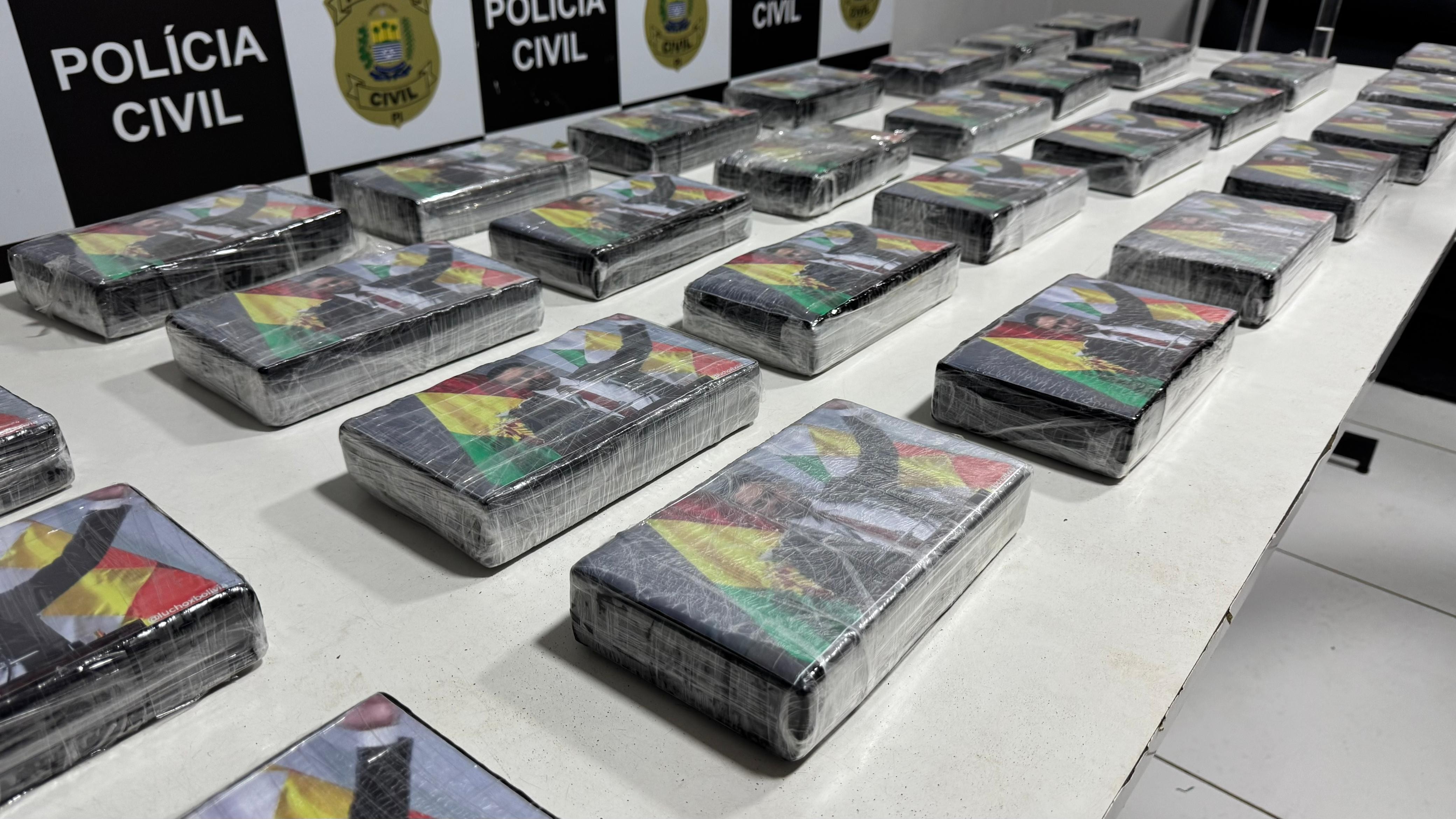 Polícia apreende tabletes de cocaína escondidos em bagageiro de veículo em Teresina; droga é avaliada em R$ 3,5 mi