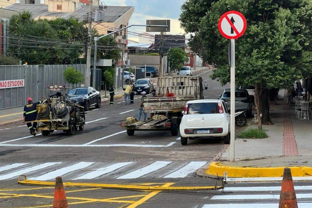Rua Sete de Setembro terá mudança no sentido a partir de sexta-feira em Campo Grande