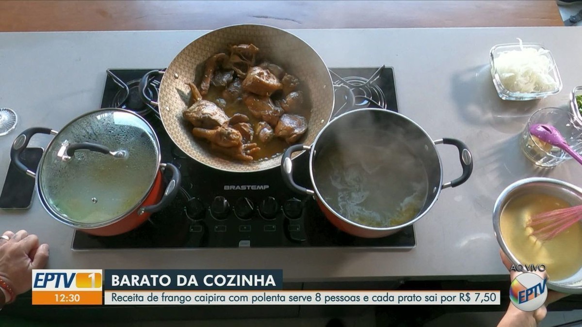 Barato Da Cozinha Aprenda A Fazer Frango Caipira Com Polenta Mole Ribeir O Preto E Franca G