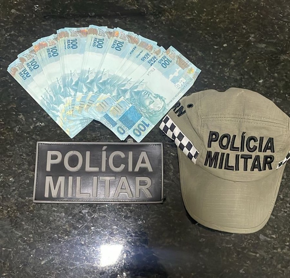 Polícia Militar apreende mais de R$ 6 mil em notas falsas no Seridó do RN — Foto: Cedida