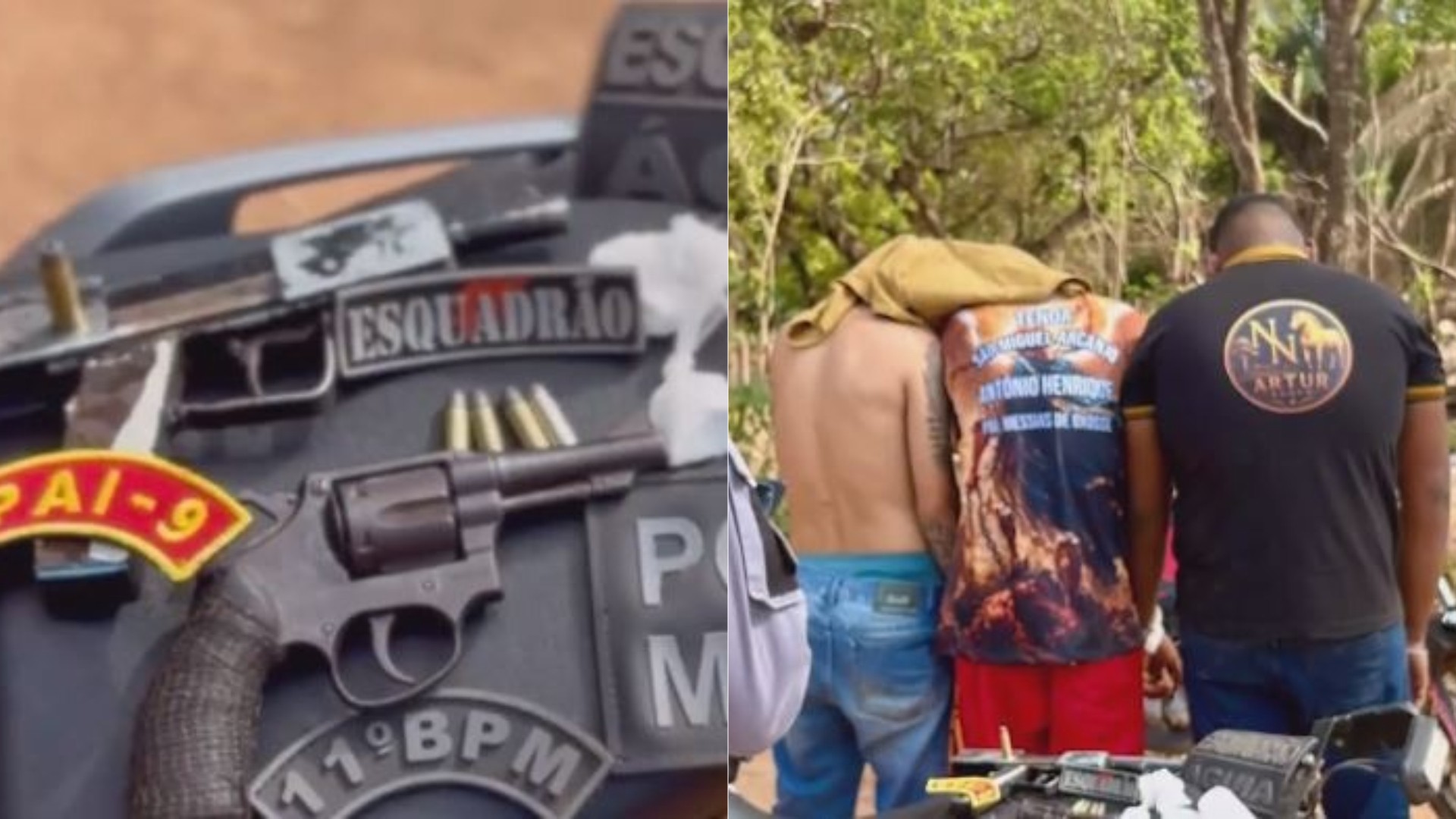 Três homens são presos com armas e drogas durante abordagem policial na zona rural de Timon, no MA 