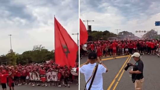 É #FAKE que vídeo mostre ato do PT a favor de aumento do IOF; registro é de torcida de clube marroquino na Copa do Mundo de clubes - Publicação usa vídeo de torcida do Wydad ao lado de estádio na Filadélfia, nos Estados Unidos, como se fosse registro de manifestação política a favor de decretos do presidente Lula que aumentavam o Imposto sobre Operações Financeiras (IOF).