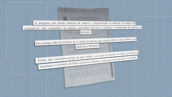Homem foi colocado em liberdade após Justiça entender que ele não apresenta risco — Foto: Reprodução