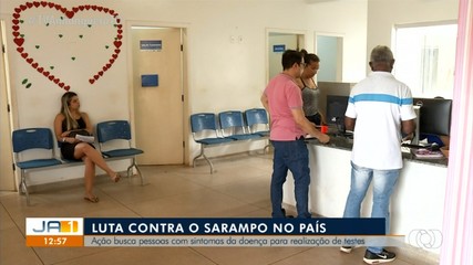 Luta contra o sarampo: ação busca pessoas com sintomas da doença para realização de testes