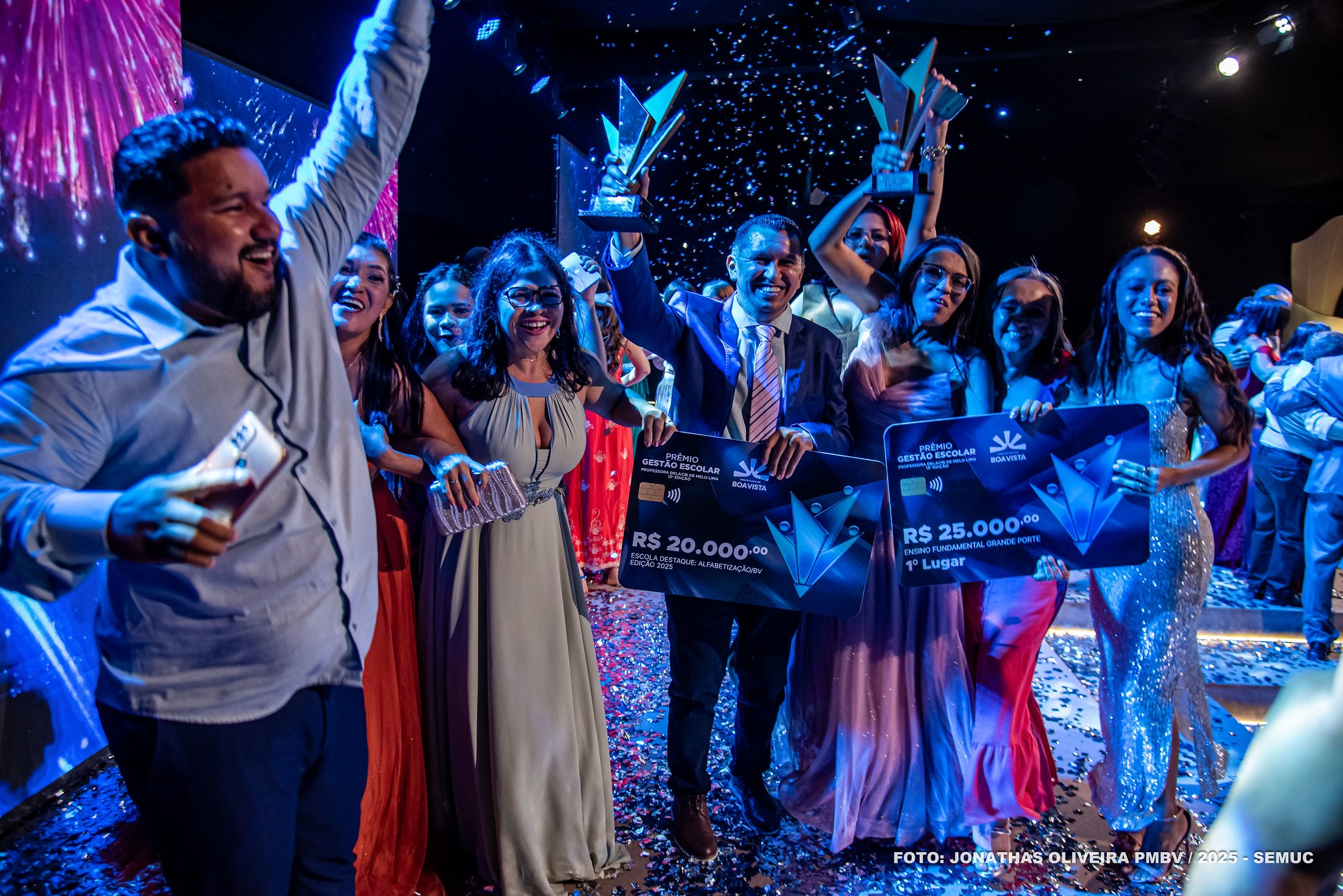 Prêmio Delacir celebra escolas de Boa Vista que mais se destacaram em 2025