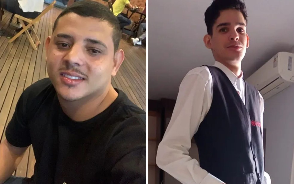 Motociclista por aplicativo Leandro Fernandes Pires, de 23 anos, e do garçom David Antunes Galvão, de 21 anos, morreram em acidente no viaduto da Avenida T-63, em Goiânia Goiás — Foto: Reprodução/Redes Sociais
