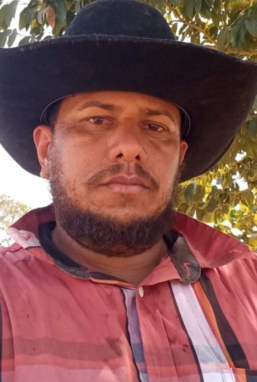 Leone José Domingues, de 42 anos, morreu após a queda da estrutura — Foto: Reprodução