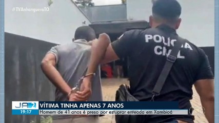 Homem é preso por suspeita de estuprar a enteada no interior do Tocantins