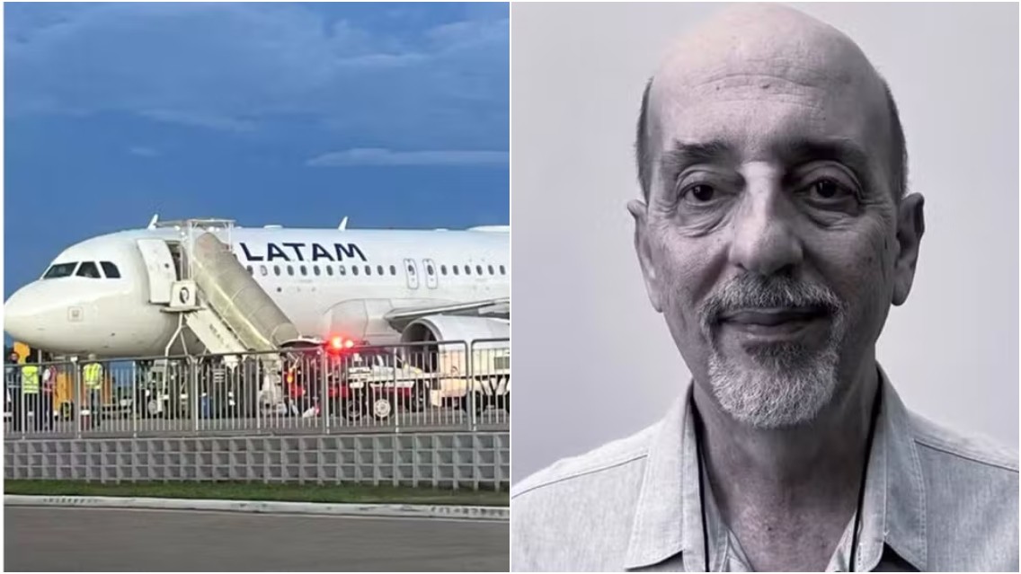 Passageiro que caiu de escada em desembarque de avião morreu por traumatismo craniano após bater cabeça